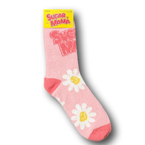 3/$20 Sugar Mama & Daisy Flowers Cozy Fashion Socks - NWT